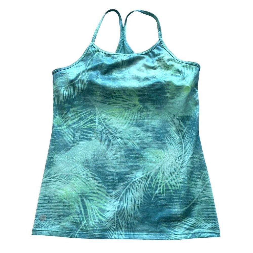 Athleta Girl Teal Green Racerback Tank Top XL/14